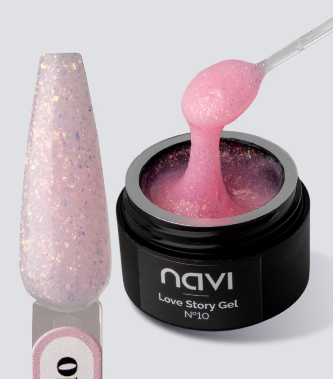 Гель для наращивания и моделирования Love Story Gel 10 NAVI, 15 мл