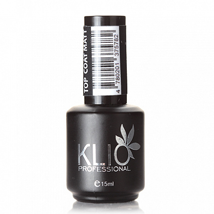 Klio Top coat Matt Матовый топ Бархат 15 мл