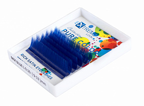 Extreme look ресницы цветные blue L 0,10 (9-13 мм)