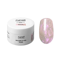 Моделирующий УФ-гель c жемчужным эффектом BUILDER UV GEL PEARL, 15г №9504