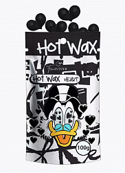 FreiAVIVER Воск для депиляции бровей и лица Hot Wax "Hearts" черный, 100гр