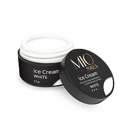 MIO Nails Холодный гель ЧЗ ICE CREAM GEL - WHITE 13 г