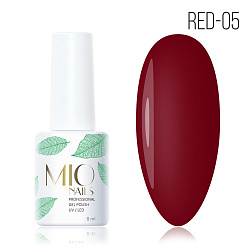 MIO Nails Гель-лак Red-05 Коллекция Red № 05, 8 мл
