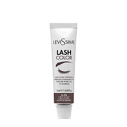 LeviSsime № 5-74  Шоколадный Краска для бровей Lash Color 15 мл (марка)