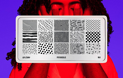 Пластина для стемпинга Go Stamp 09 Psychedelic