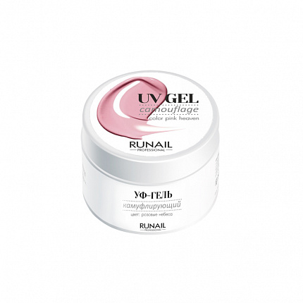 Камуфлирующий УФ гель pink heaven 3447 Runail 15 гр