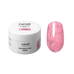 Моделирующий УФ-гель c жемчужным эффектом BUILDER UV GEL PEARL, 15г №9508