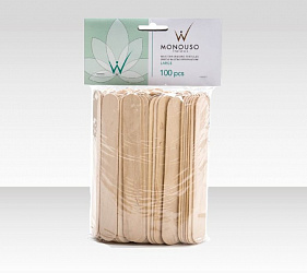 Шпатели деревянные одноразовые "большие" Italwax 24*200 мм 60шт