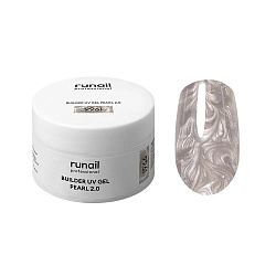 Моделирующий УФ-гель c жемчужным эффектом BUILDER UV GEL PEARL 2.0, 15г №9961 Runail