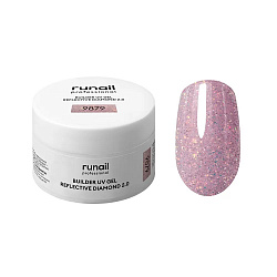 Моделирующий УФ-гель светоотражающий BUILDER UV GEL REFLECTIVE DIAMOND 2.0, 15г №9879