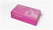 Перчатки нитриловые Glovity (розовые) 8гр XS 100 шт
