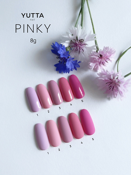 YUTTA, Гель-лак Pinky 02 (8g)