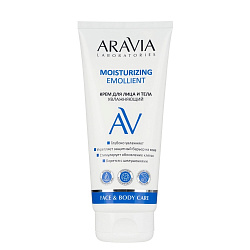 ARAVIA Laboratories Крем для лица и тела увлажняющий Moisturizing Emollient, 200 мл