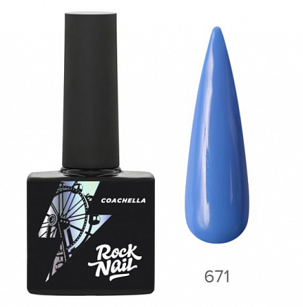 Гель-лак RockNail Coachella 671 Plachu Na Techno 