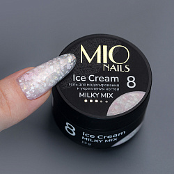 MIO Nails Гель ICE CREAM GEL - MILKY MIX # 08 - 13 г