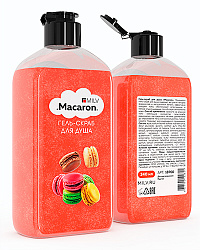 MILV Гель-скраб для душа "MACARON". 340 мл