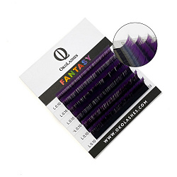 Okolashes PROFESSIONAL FANTASY омбре черно-пурпурный M 0.10