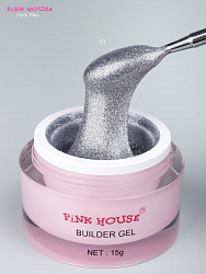 Гель 01 Рио 15 мл pink house ЧЗ