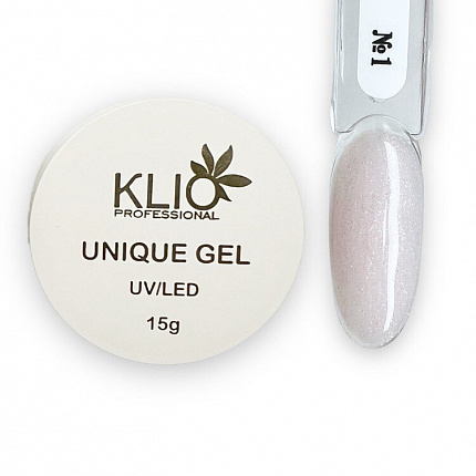 Klio UNIQUE GEL PINK GLOW 15г