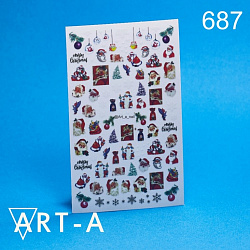 Art-A Наклейки 3D 687