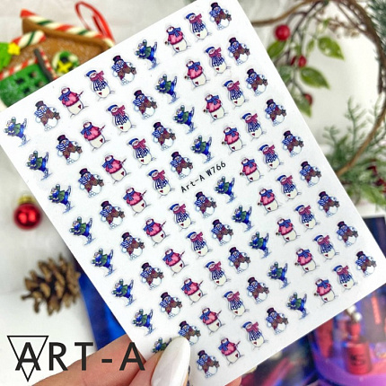 Art-A Наклейки 3D W766
