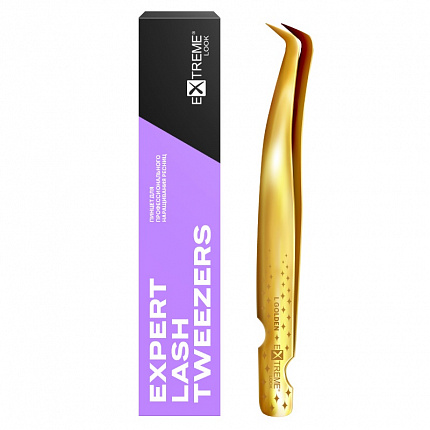 Пинцет Extreme look L Golden