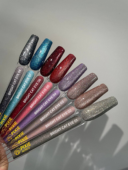 Pixie Secrets Гель лак Bright Cat Eye 03 8мл