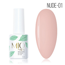 MIO Nails Гель-лак NUDE-01 Коллекция «Nude» # 01, 8 мл