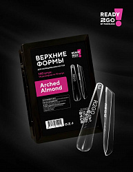 Ready2Go Верхние формы для наращивания ногтей Arched Almond 140 шт
