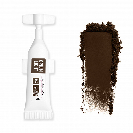 M4 BROWN HAIRED минеральный пигмент для бровей 2мл монодоза (OPIUM LIGHT) AS-Company™