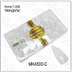 Tartiso Ногти 1-500 "Миндаль" прозрачные в коробке