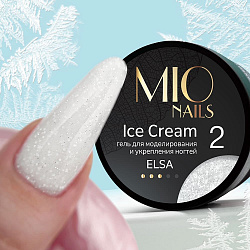 MIO Nails Гель ЧЗ ICE CREAM GEL - Elsa # 02 - 13 г