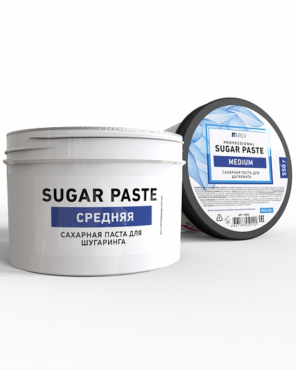 MILV Сахарная паста для шугаринга «Sugar» СРЕДНЯЯ. 550 гр. Арт.18116