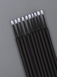 Микробраши в мягкой упаковке - 100шт (2.5mm, Черный)