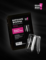 Ready2Go Верхние формы для наращивания ногтей Elegant Square Mini 140 шт