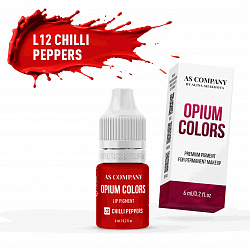 L12 CHILLI PEPPERS пигмент для губ 6мл (OPIUM COLORS) AS-Company™
