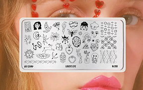 Пластина для стемпинга Go! Stamp 288 Lover's Eye