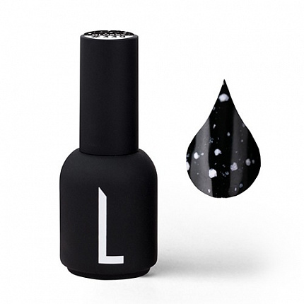 Lianail ASW-389 Глянцевое топовое покрытие с белыми частицами. Spray Factor