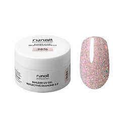 Моделирующий УФ-гель светоотражающий BUILDER UV GEL REFLECTIVE DIAMOND 2.0, 15г №9876