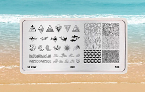 Пластина для стемпинга Go! Stamp 86 Wave