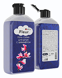 MILV Гель-скраб для душа "FLEUR". 340 мл