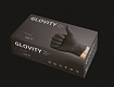 Перчатки нитриловые Glovity (черные) 8гр M 100 шт
