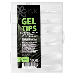 Гелевые типсы для экспресс наращивания Gel Tips Стилет, 120шт IRISK