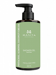 MANITA PROFESSIONAL Гель для душа парфюмированный "PISTACHIO, ALMOND, COCONUT CREAM" 460 мл