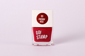 Лак для стемпинга Go! Stamp 03 Cherry kiss 11 мл