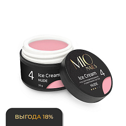 MIO Nails Холодный гель ICE CREAM GEL - NUDE # 04 30 г