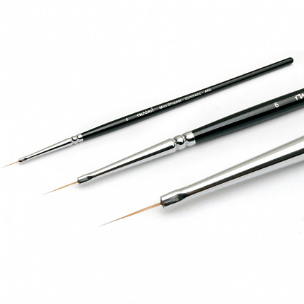 Кисть для дизайна Mini Stripper Synthetic ANL №6 0172 Runail