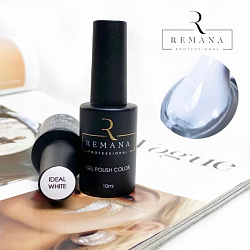 REMANA Гель-лак ЧЗ «IDEAL WHITE» New 10мл