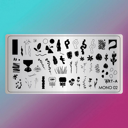 Art-A Пластина для стемпинга Mono 02
