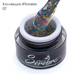 Гель-лак "Flowers" №07 "Serebro collection", 5 мл